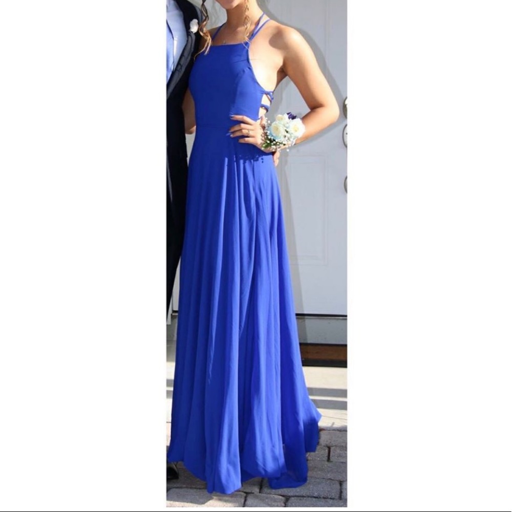 Lulus Strappy to be here royal blue maxi dress🤍